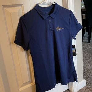 Nike dry fit women’s navy Wynn bett polo medium